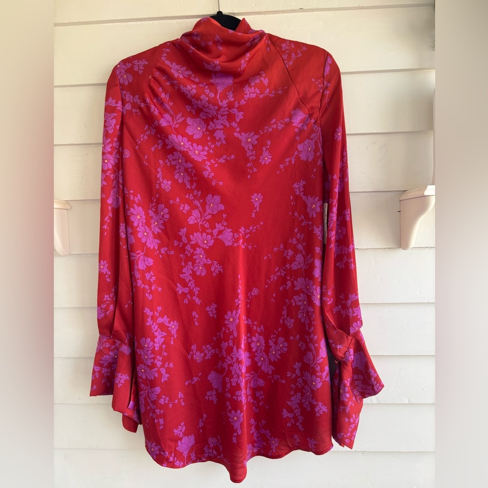 Free People Aries Romantic Combo Floral Mini Dress Size Medium NWT - Picture 8 of 15